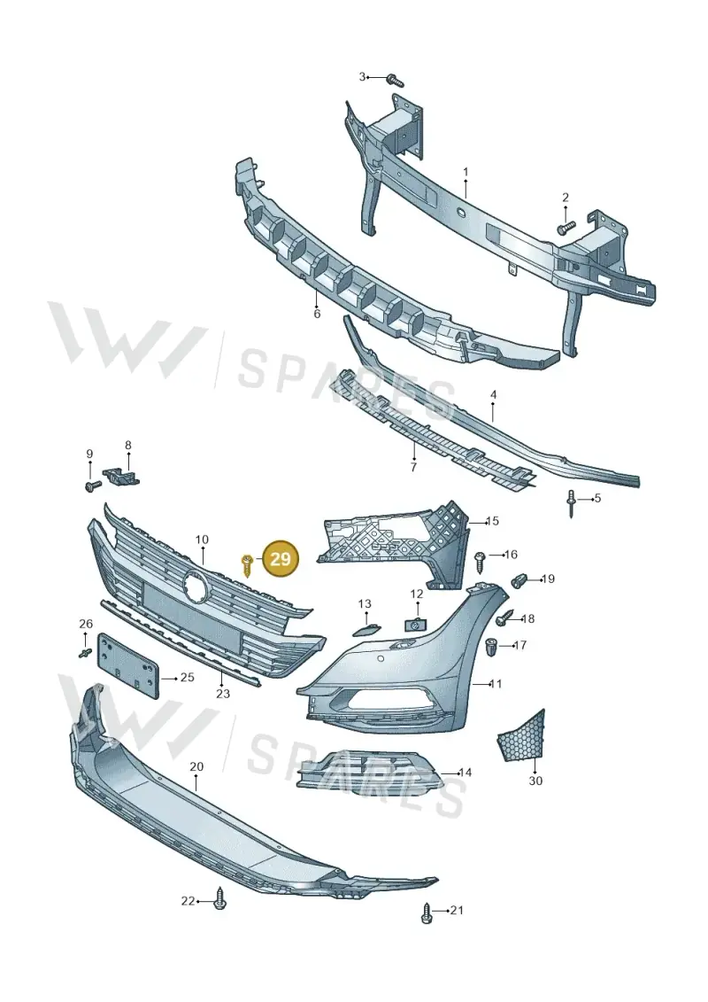 N10656901 — Volkswagen Arteon (2017-2023) diagram 828807000, position 29