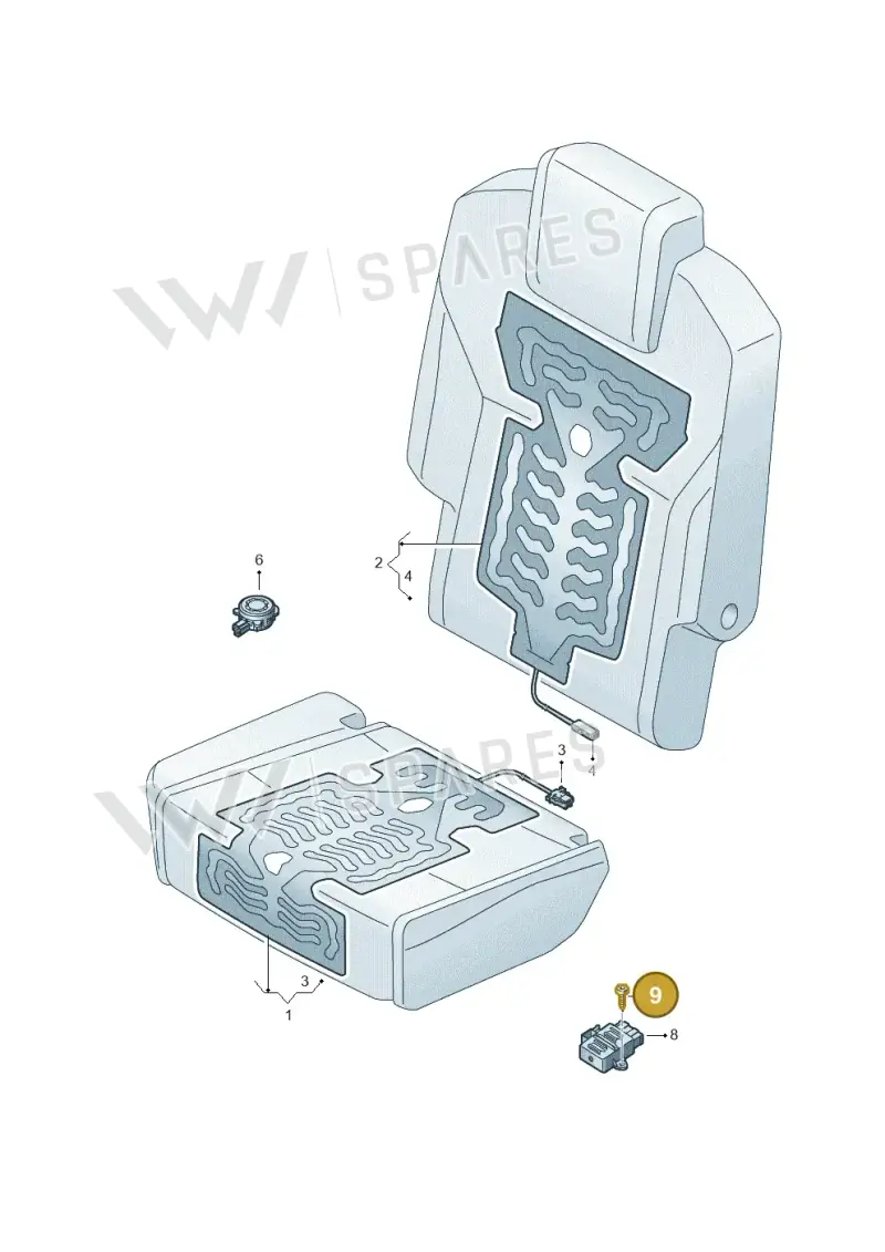 N10656902 — Volkswagen Multivan (2021-) diagram 7t0963075, position 9