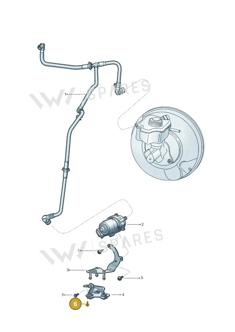 N10657101 — Volkswagen Jetta 2.0 (2015-2015) diagram 880611700, position 6