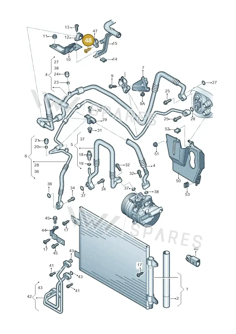 N10657302 — Audi RS3 Sportback (2011-2012) diagram 720260400, position 48