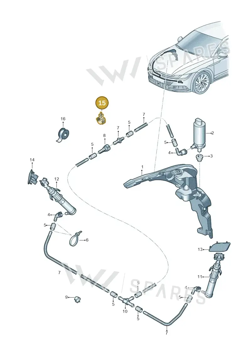 N10660001 — Volkswagen Arteon (2017-2023) diagram 828955400, position 15