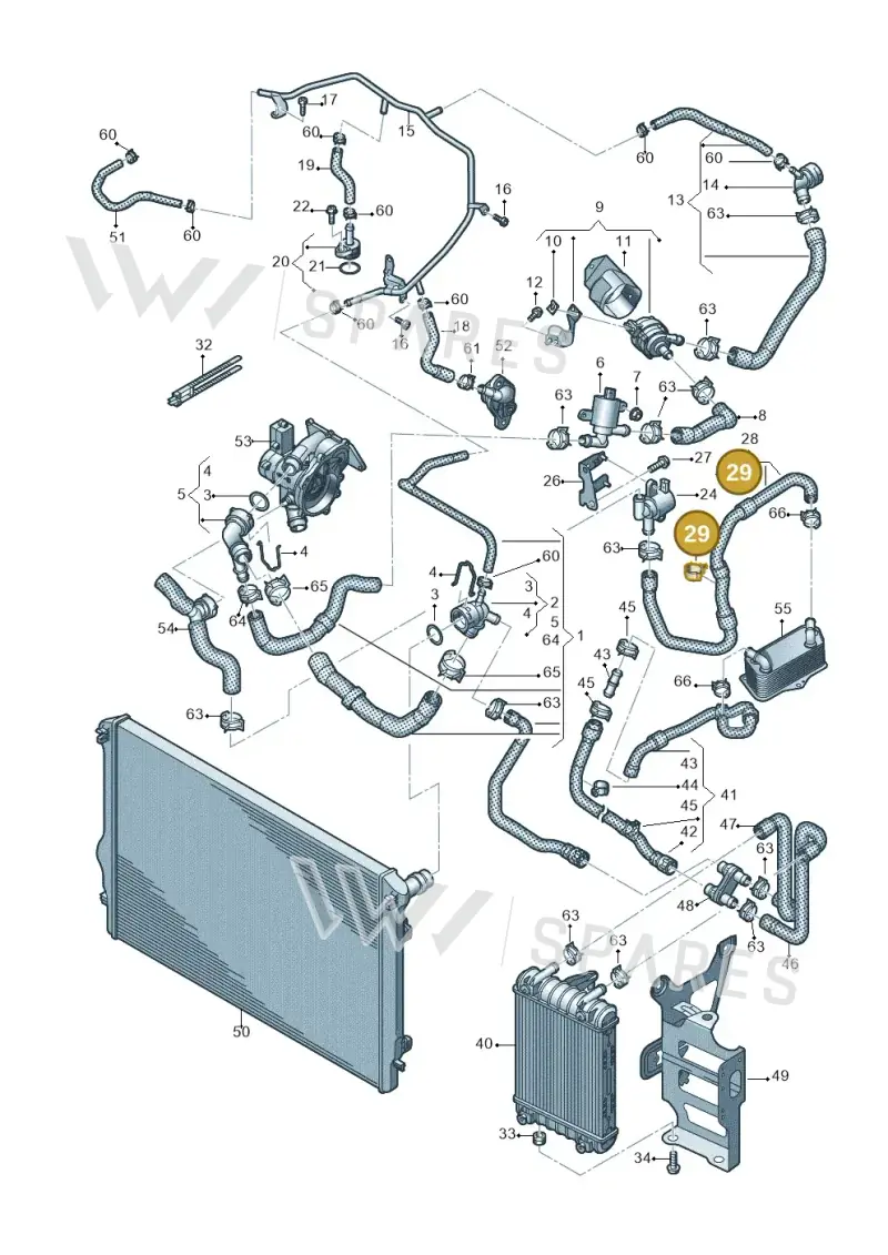 N10660001 — Volkswagen Tiguan 2.0 4Motion (2016-2024) diagram 884121450, position 29