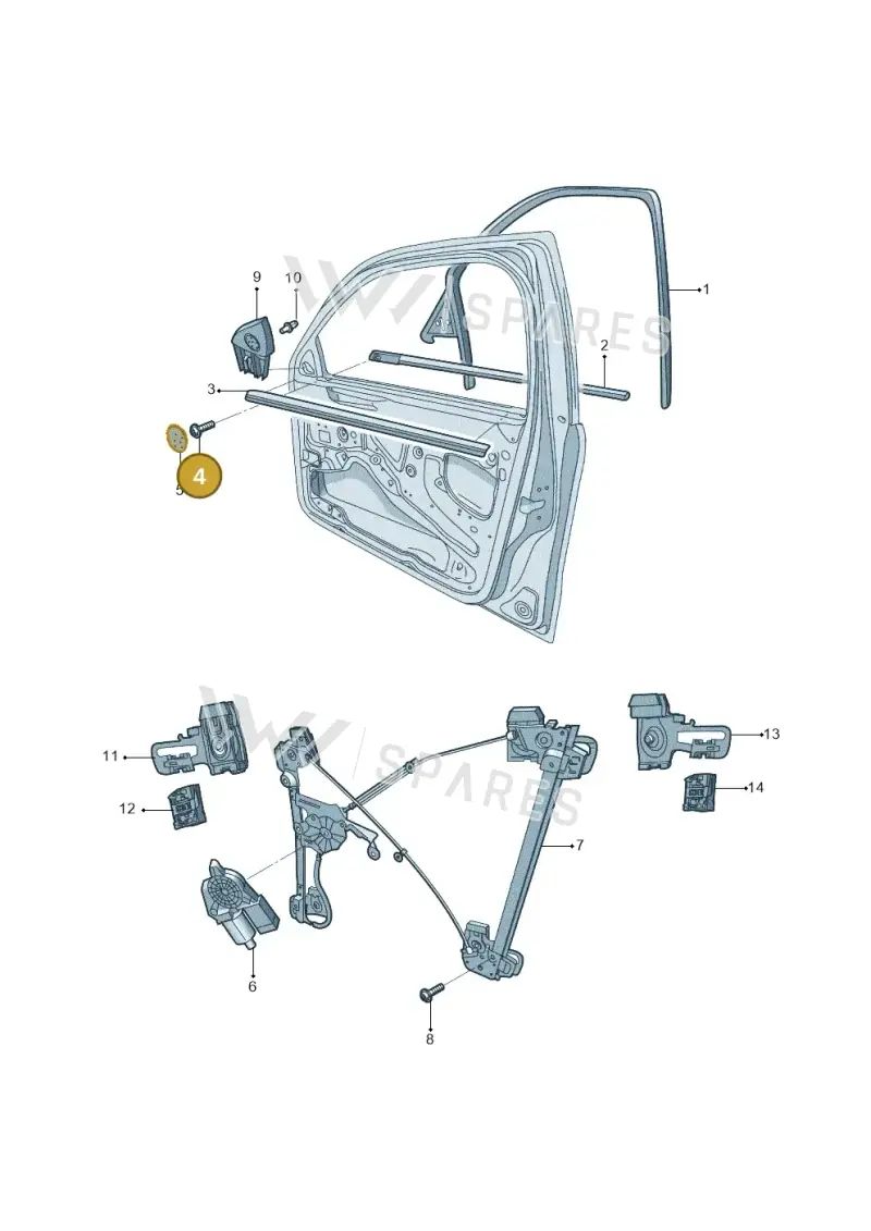 N10660301 — Volkswagen Lavida (2008-2013) diagram 640837600, position 4