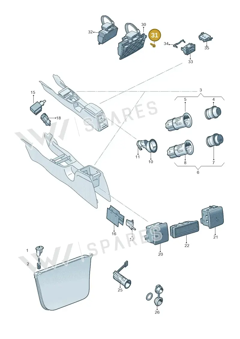 N10660301 — Skoda Octavia (2017-2020) diagram 753919700, position 31