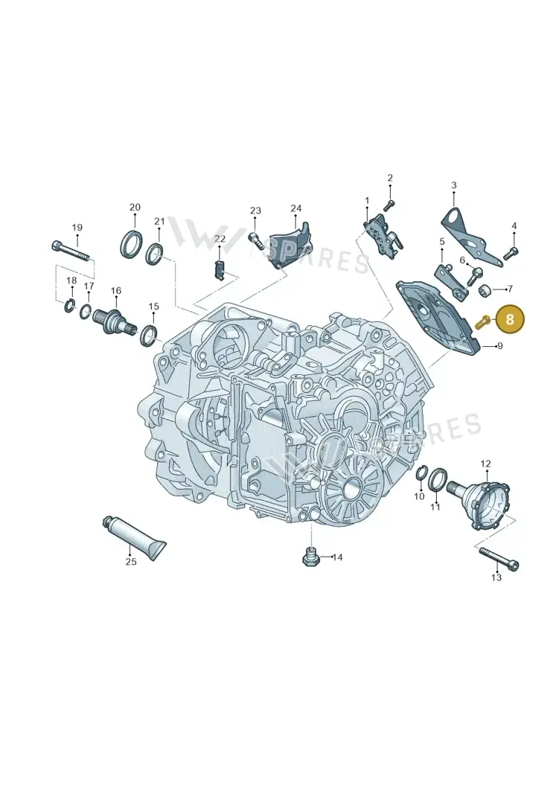 N10660801 — Volkswagen Passat estate (2023-) diagram 827345110, position 8