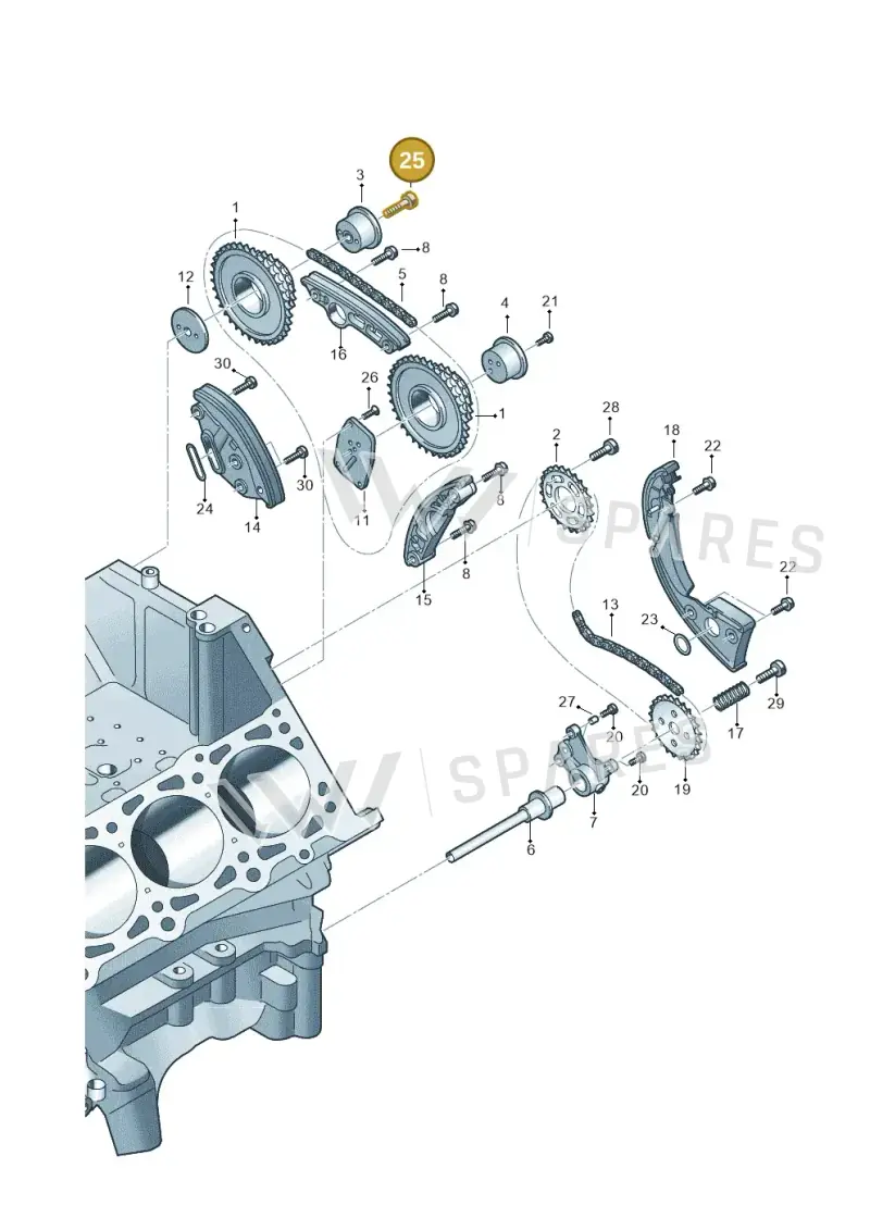 N10660902 — Audi A7 Sportback (2014-2018) diagram 711109200, position 25