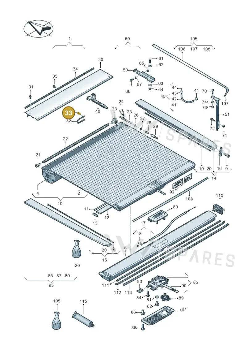 N10661002 — Volkswagen Amarok twin cab (2022-) diagram 894860090, position 33