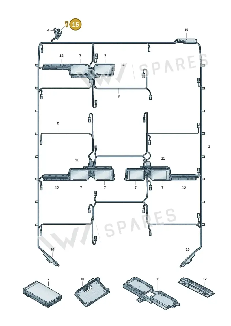 N10662102 — Audi Q8 e-tron (2018-2025) diagram 586915532, position 15