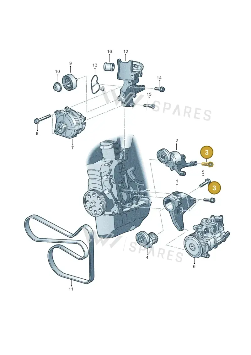 N10664502 — Volkswagen Beetle (2016-2019) diagram 672903150, position 3