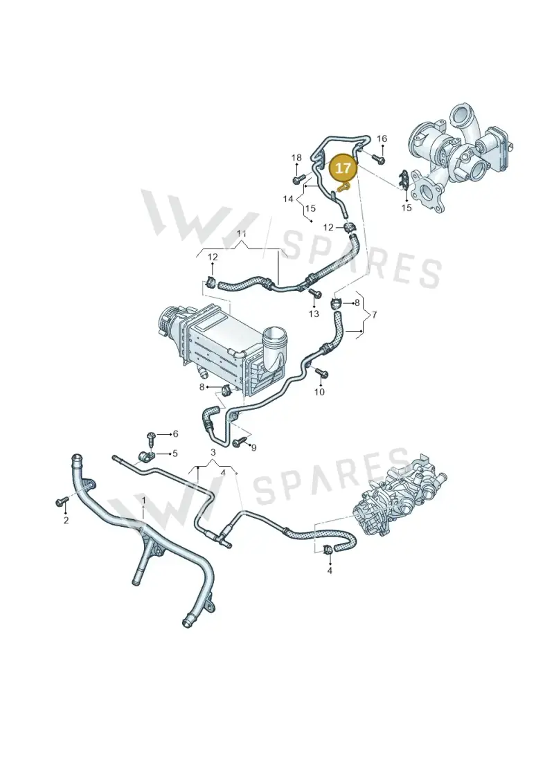 N10664801 — Volkswagen Passat estate (2023-) diagram 2f0121315, position 17