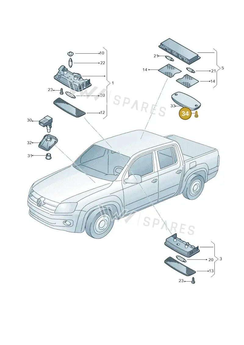 N10666302 — Volkswagen Amarok twin cab (2022-) diagram 683947000, position 34