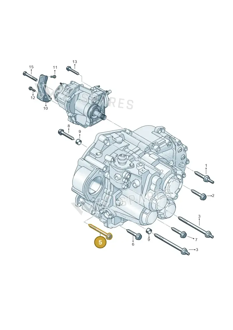 N10666602 — Volkswagen Caddy Maxi Kombi (2020-2024) diagram 884555005, position 5