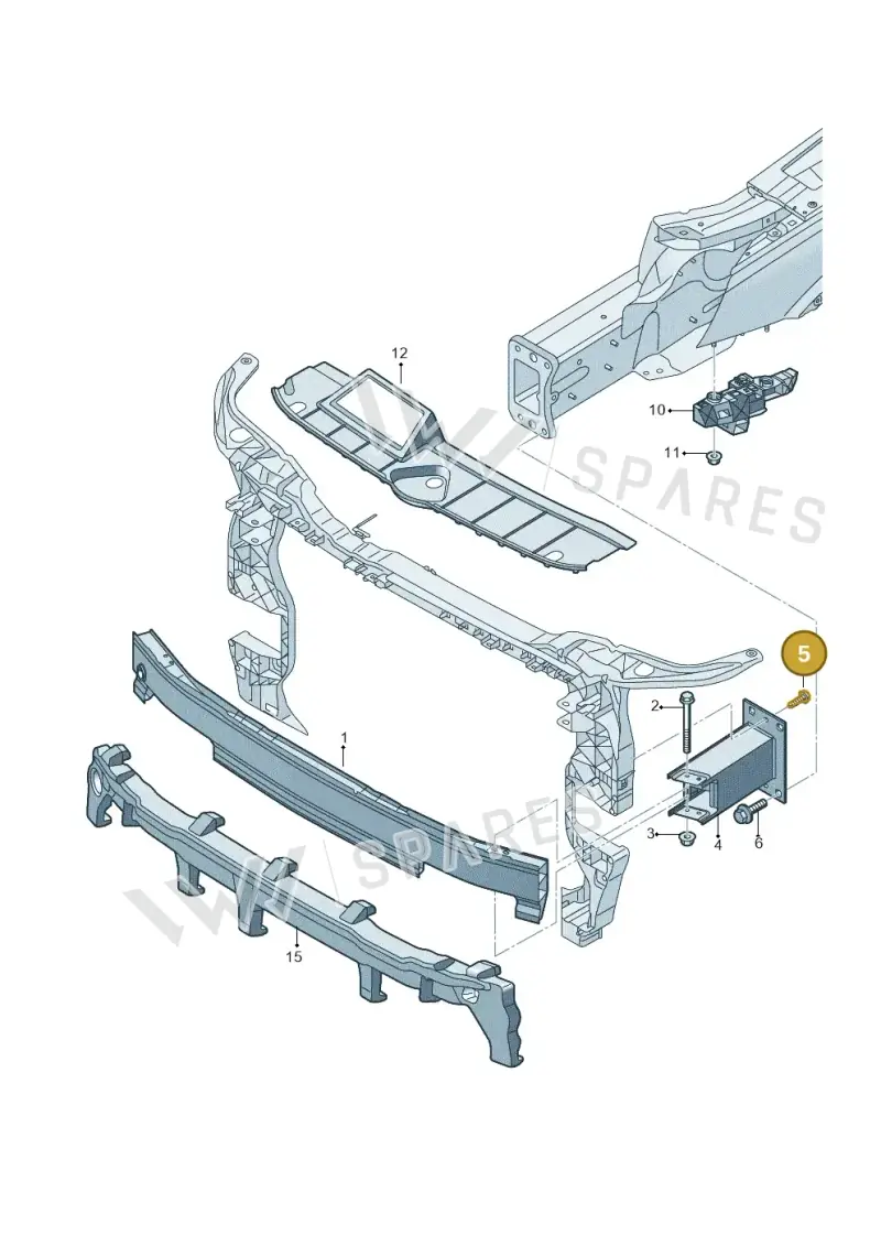N10666702 — Audi Q5 (2016-2025) diagram 896807000, position 5