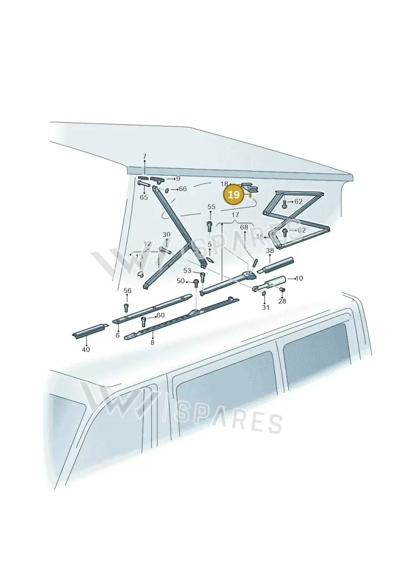 N10668201 — Volkswagen Multivan (2021-) diagram 452875200, position 19