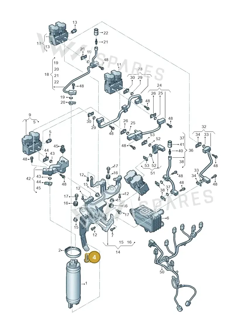 N10668401 — Volkswagen ID.7 Limousine Pro (2023-) diagram 89a260755, position 4