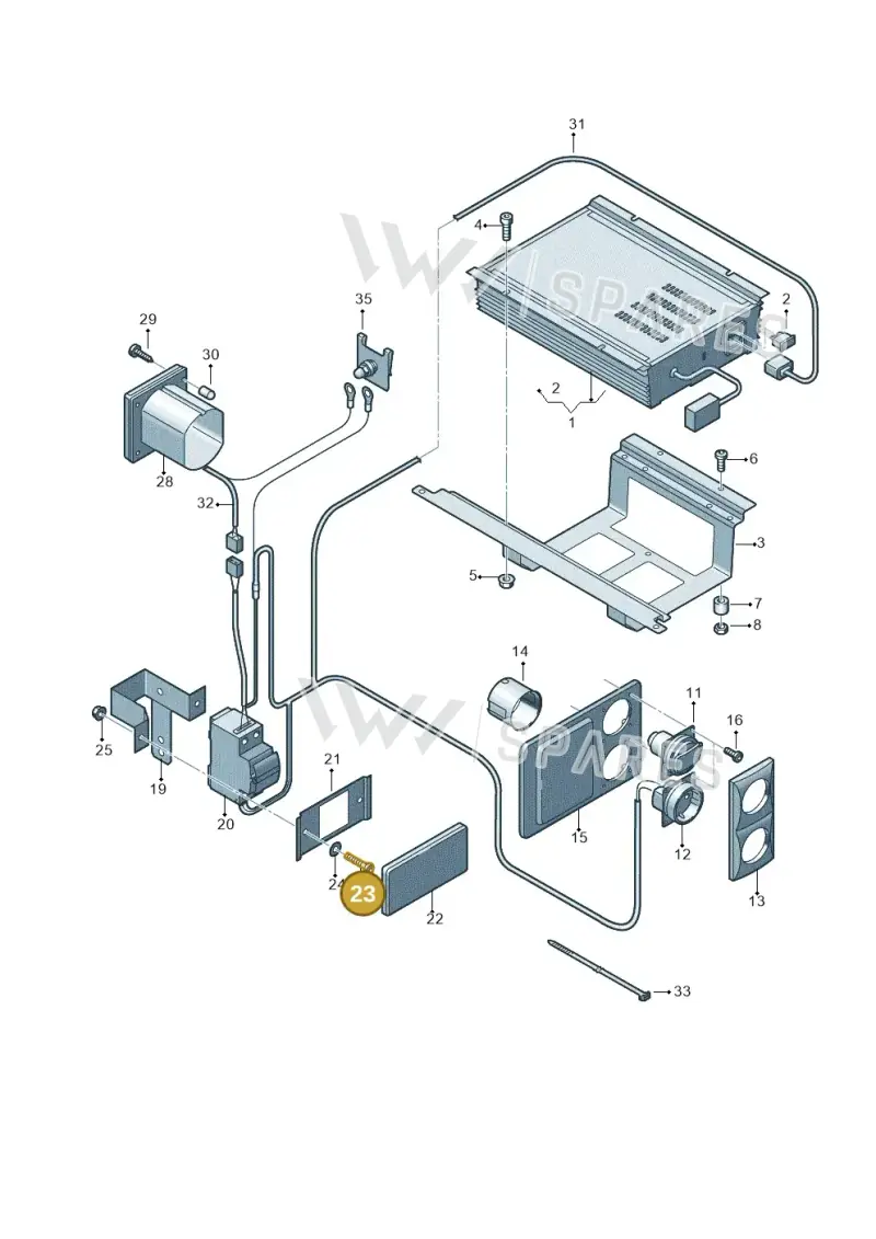 N10670501 — Volkswagen MAN TGE 55 (2016-2021) diagram 806919260, position 23