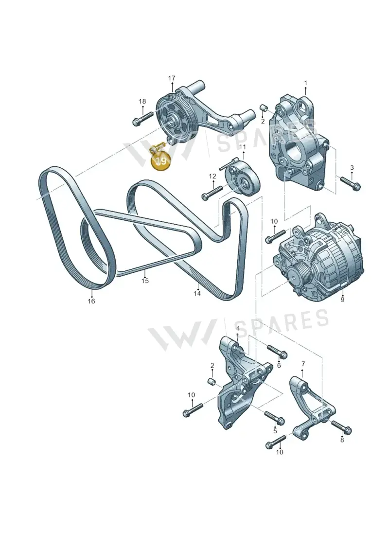 N10671801 — Volkswagen MAN TGE 55 (2016-2021) diagram 806903400, position 19