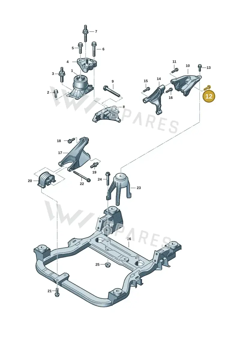 N10672702 — Volkswagen Transport. multivan (2019-2024) diagram 7ep199000, position 12