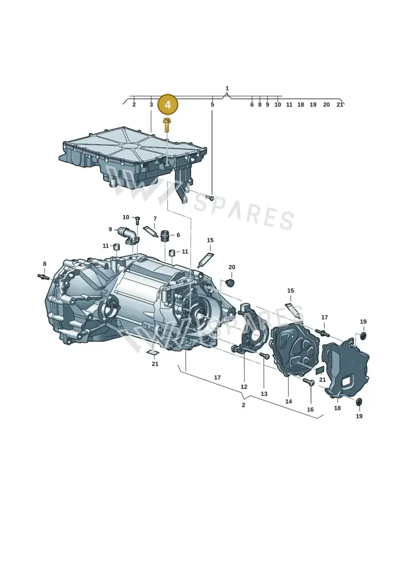 N10673001 — Volkswagen ID.Buzz (2022-) diagram 10a901500, position 4