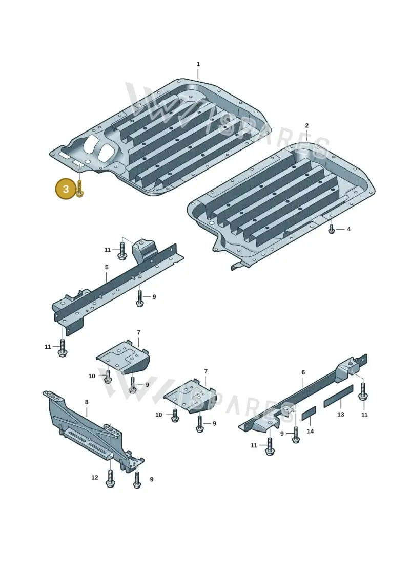 N10673001 — Volkswagen Passat estate (2023-) diagram 571915551, position 3