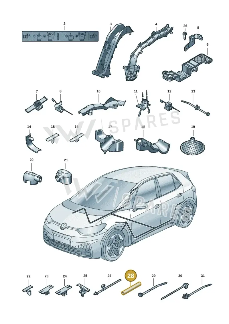 N10673601 — Skoda Enyaq (2020-2021) diagram 10a972001, position 28
