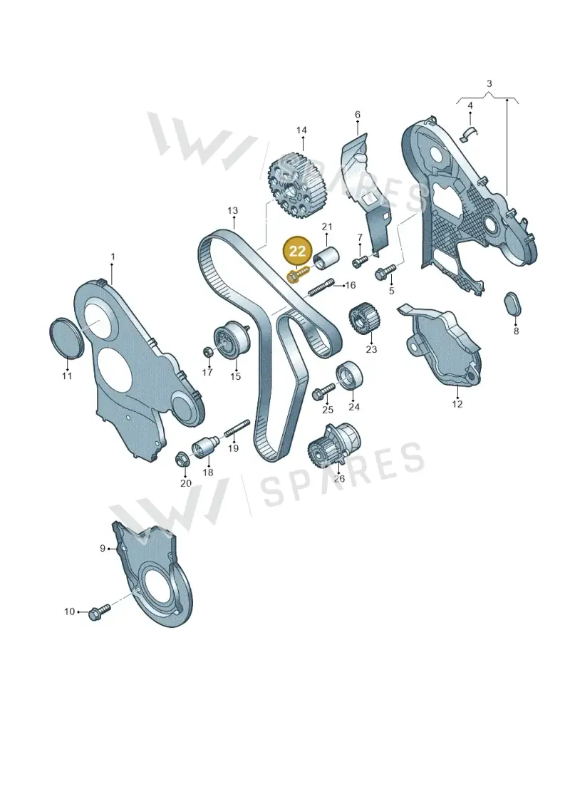 N10675602 — Volkswagen Amarok twin cab (2022-) diagram 749109760, position 22