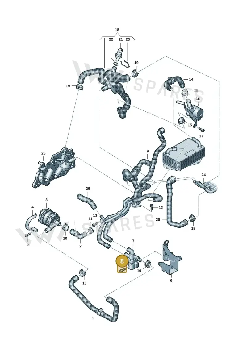N10684301 — Volkswagen Multivan (2021-) diagram 7t0121254, position 8
