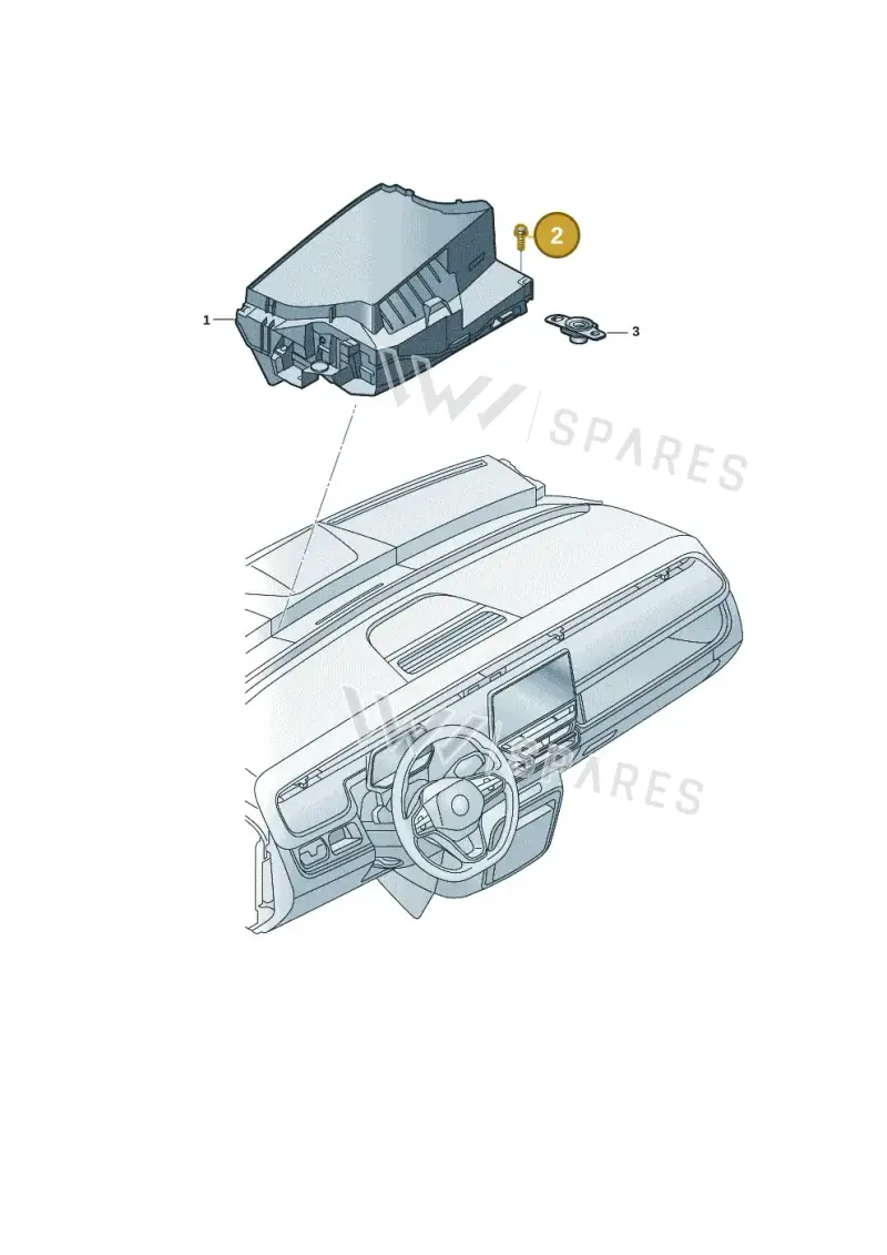 N10684701 — Volkswagen ID.Buzz (2022-) diagram 15a920500, position 2