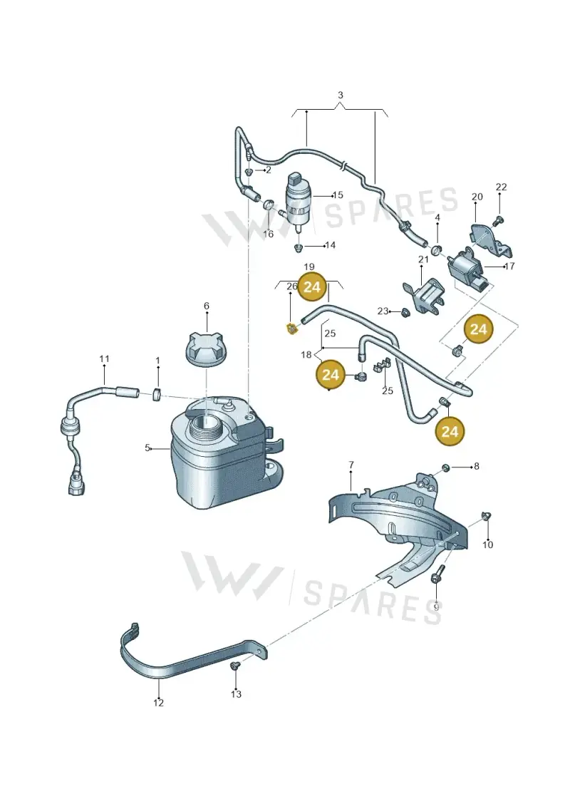N10686301 — Volkswagen Jetta 2.0 (2015-2015) diagram 692201750, position 24