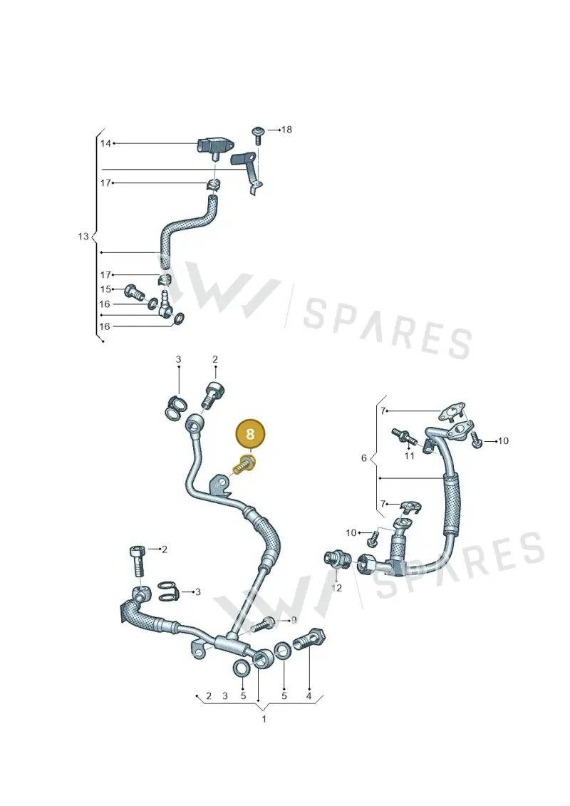 N10688402 — Volkswagen Transport. multivan (2019-2024) diagram 861145660, position 8