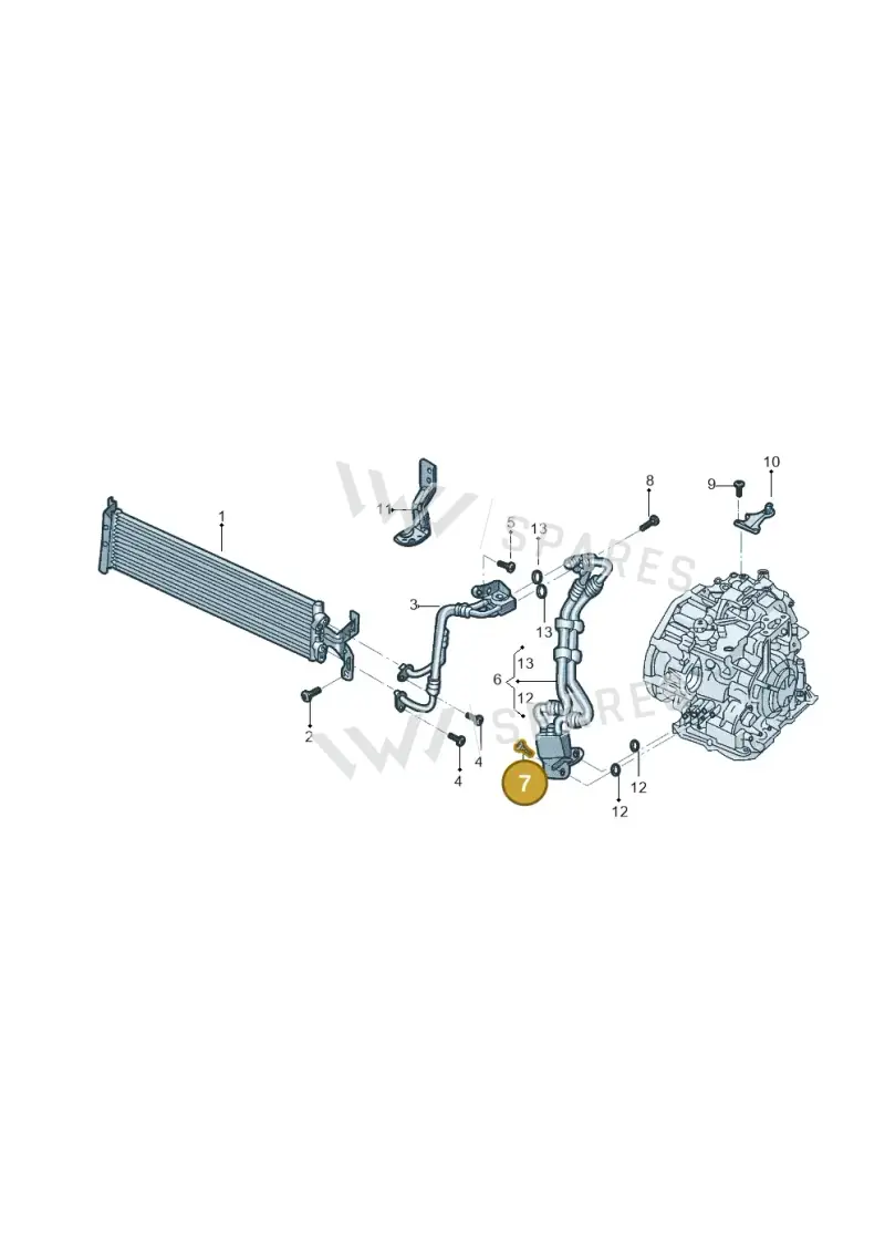 N10689302 — Volkswagen Tiguan 2.0 4Motion (2017-2024) diagram 833317050, position 7