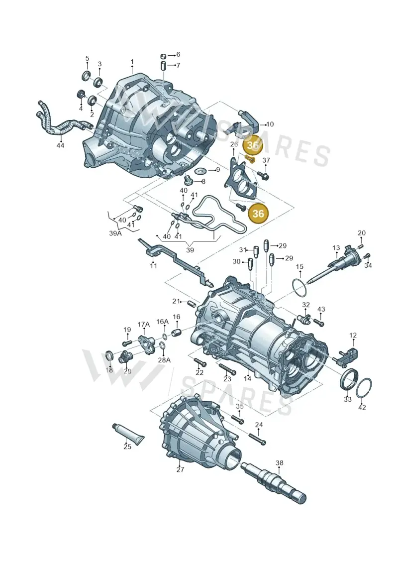 N10689303 — Audi Q5 qu. 2.0 TDI (2012-2017) diagram 736301700, position 36
