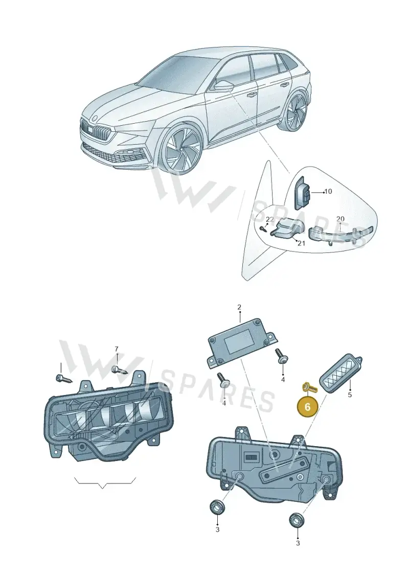 N10690301 — Skoda Octavia (2019-2022) diagram 585941040, position 6