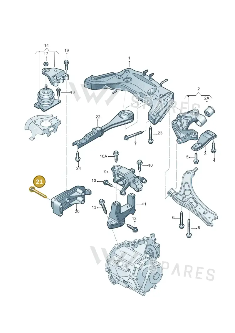 N10691501 — Volkswagen Polo (2008-2009) diagram 657199200, position 21