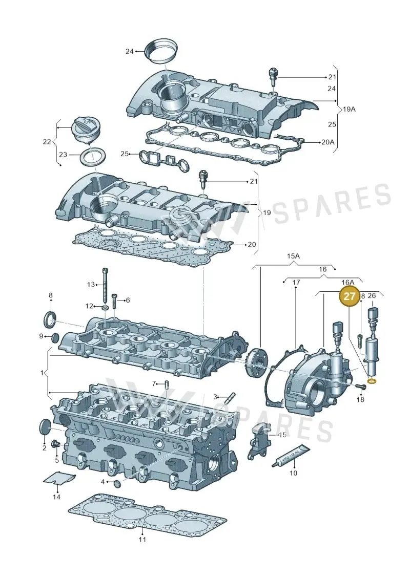 N10691601 — Volkswagen Passat estate (2008-2011) diagram 420103550, position 27