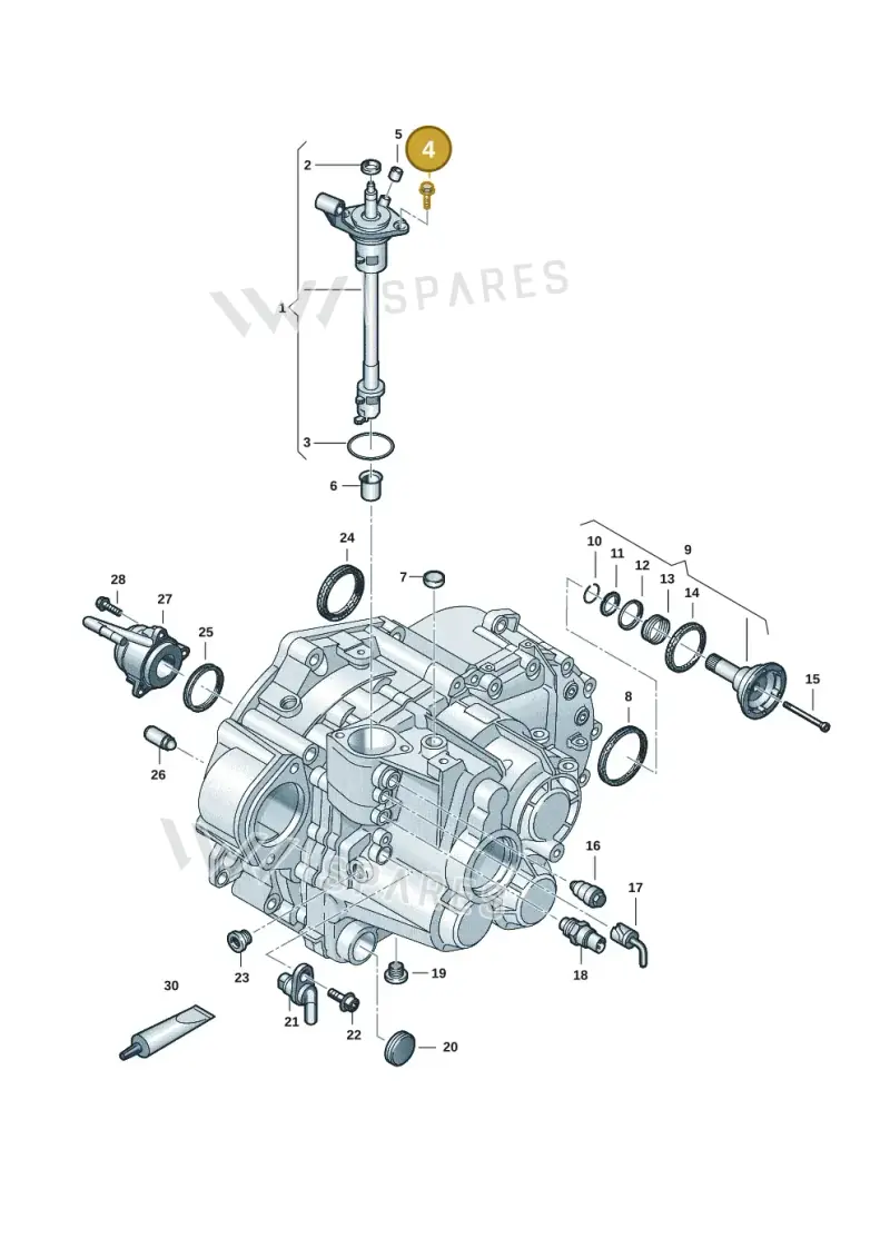 N10692301 — Volkswagen Caddy Maxi Kombi (2020-2024) diagram 2ka300570, position 4