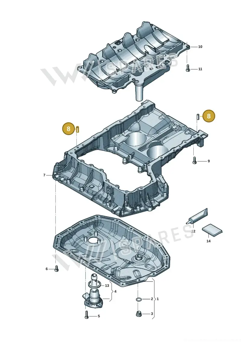 N10693001 — Audi RS6 Avant (2019-2025) diagram 819103071, position 8