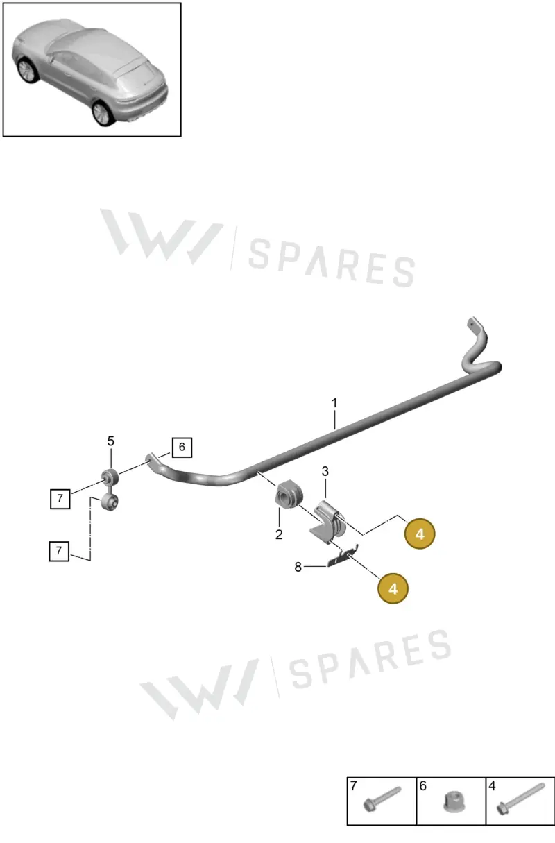 N10695701 — Porsche Macan (2018-2022) diagram p52502030, position 4