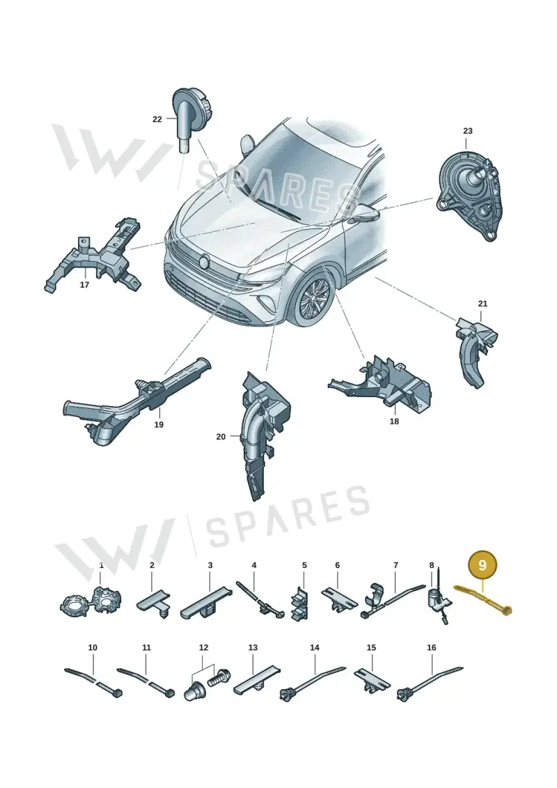 N10697201 — Volkswagen Tiguan 2.0 (2023-) diagram 57x971801, position 9