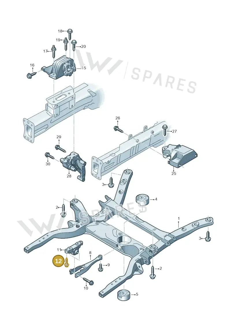 N10699601 — Volkswagen MAN TGE 55 (2016-2021) diagram 806199100, position 12