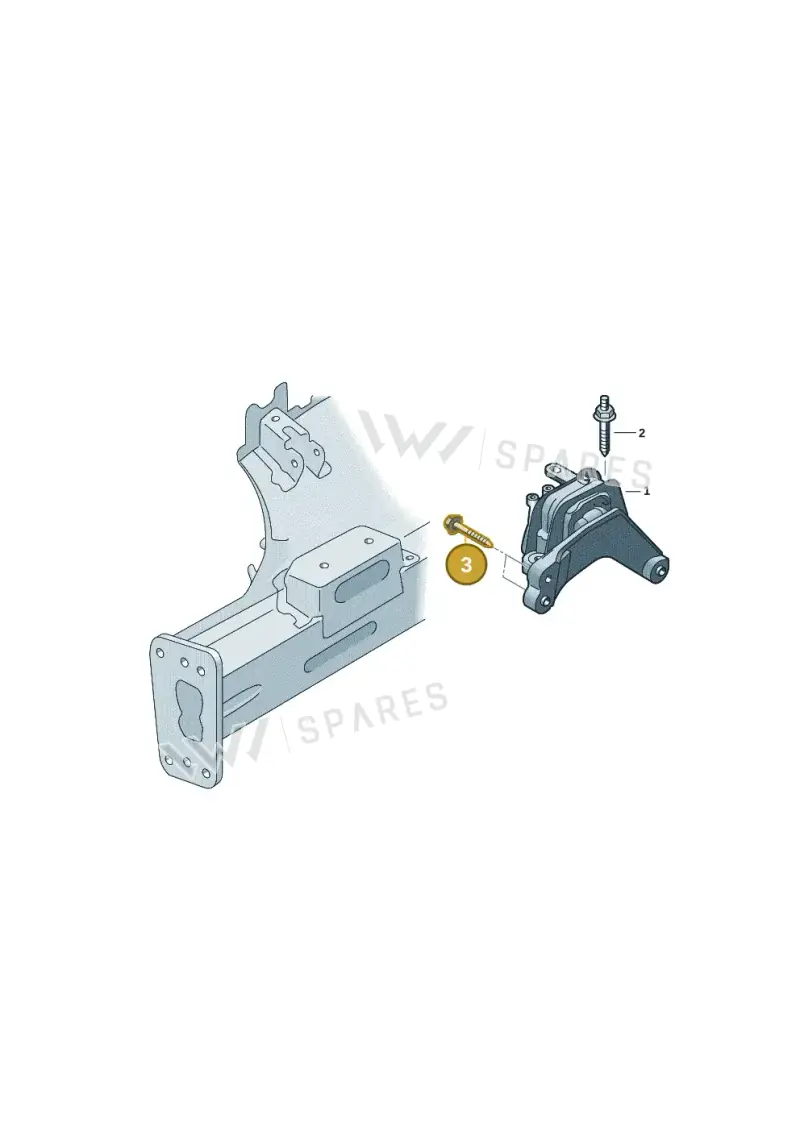 N10706901 — Volkswagen Tiguan 2.0 (2023-) diagram 3j0199001, position 3