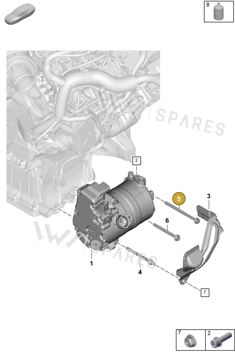 N10709401 — Porsche Panamera (2023-2025) diagram p62815510, position 5