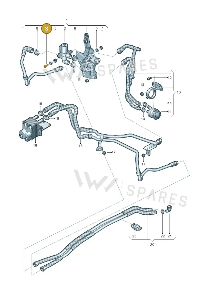 N10714802 — Volkswagen Passat estate (2023-) diagram 746819950, position 3