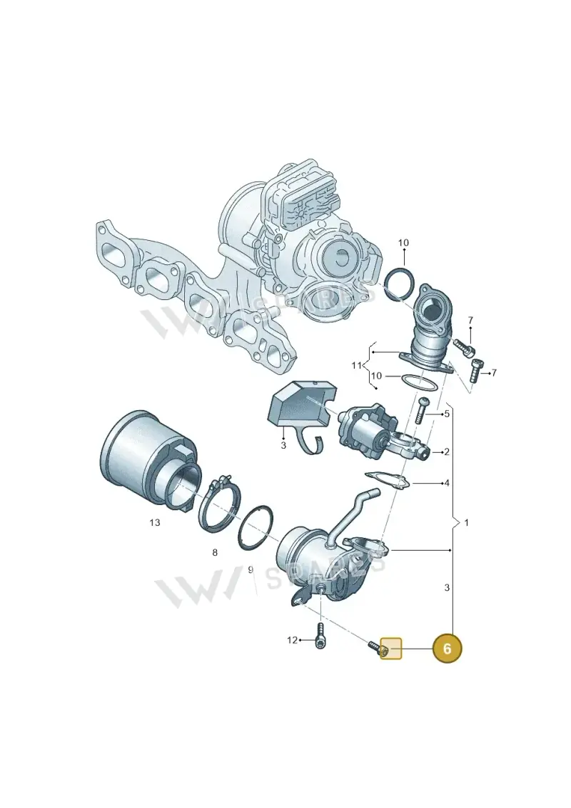 N10717001 — Volkswagen Passat estate (2023-) diagram 793131070, position 6