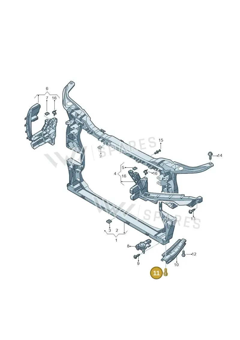 N10717002 — Audi Q5 (2016-2025) diagram 896805000, position 11