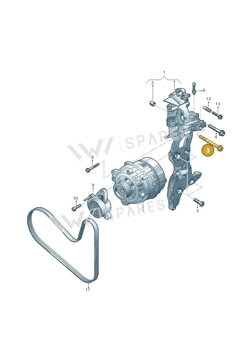N10717801 — Volkswagen Tiguan 2.0 (2023-) diagram 793903085, position 3