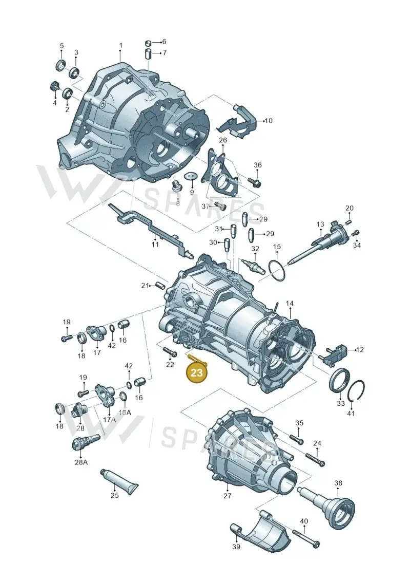 N10720601 — Audi A4 Av. Allroad (2008-2016) diagram 647301760, position 23
