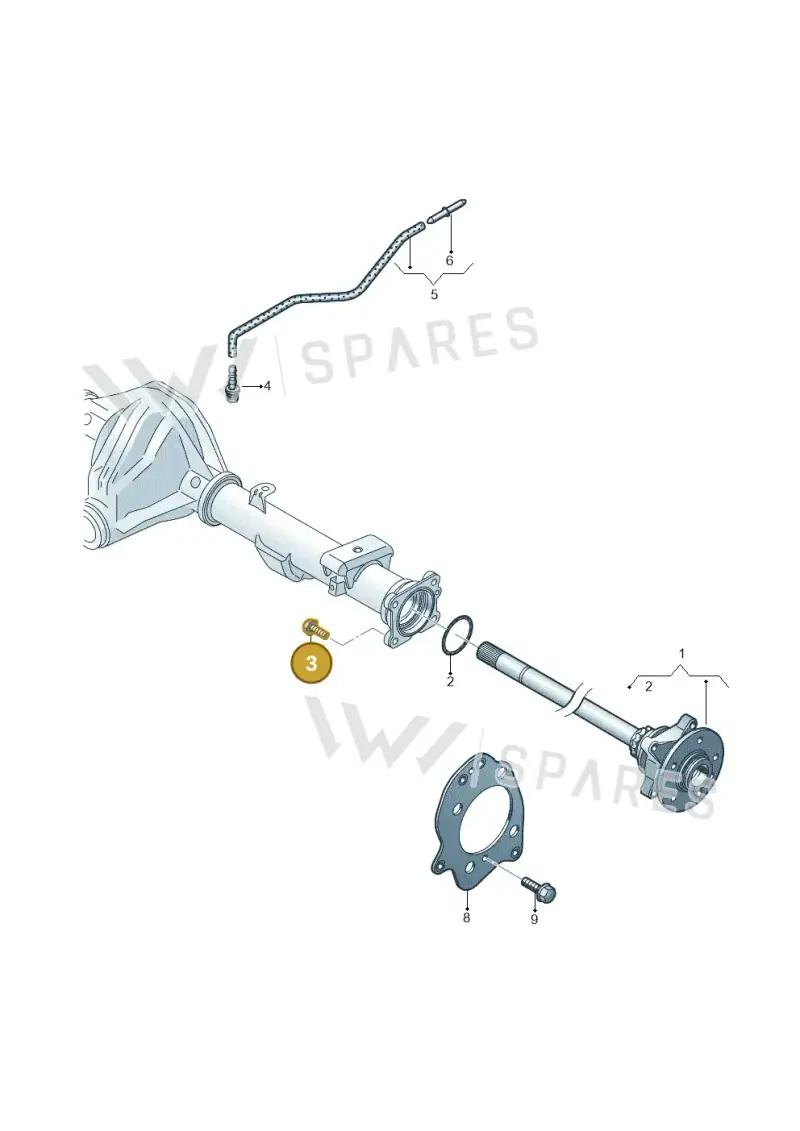 N10733601 — Volkswagen Amarok twin cab (2022-) diagram 894501100, position 3