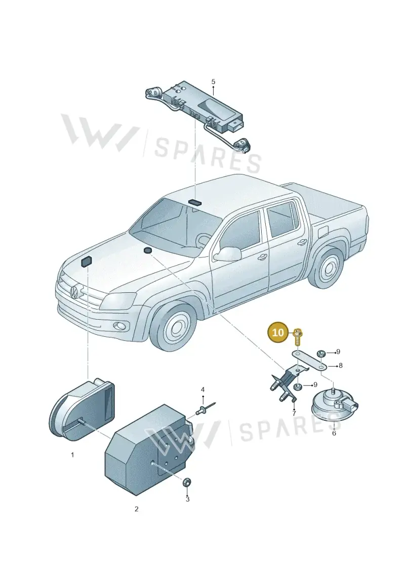 N10736701 — Volkswagen Amarok twin cab (2022-) diagram 749951200, position 10