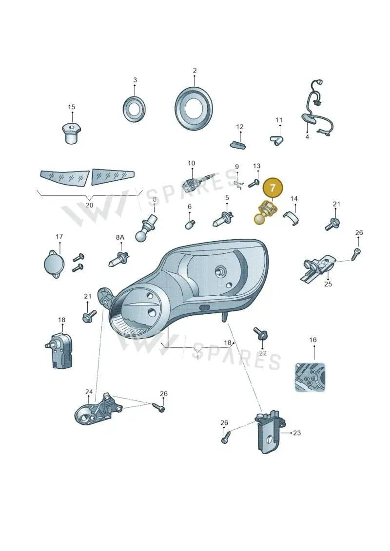 N10737401 — Skoda Yeti (2009-2013) diagram 666941100, position 7